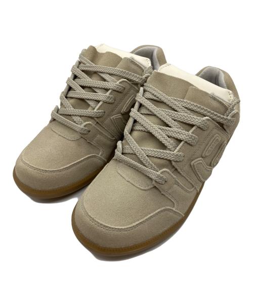 Sangacio（サンガッチョ）Sangacio (サンガッチョ) にゅ～ず (ニューズ) ローカットスニーカー ベージュ サイズ:24の古着・服飾アイテム