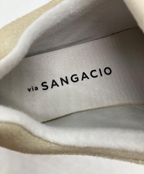 Sangacio（サンガッチョ）Sangacio (サンガッチョ) にゅ～ず (ニューズ) ローカットスニーカー ベージュ サイズ:24の古着・服飾アイテム
