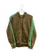 DIESEL SPORTディーゼルスポーツ）の古着「ジップパーカー」｜カーキ