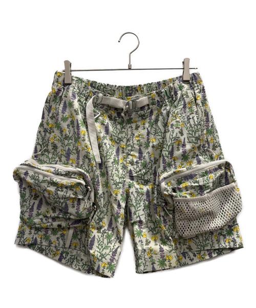 NIKE ACG（ナイキエーシージー）NIKE ACG (ナイキエーシージー) 総柄ハーフパンツ グリーン サイズ:Мの古着・服飾アイテム