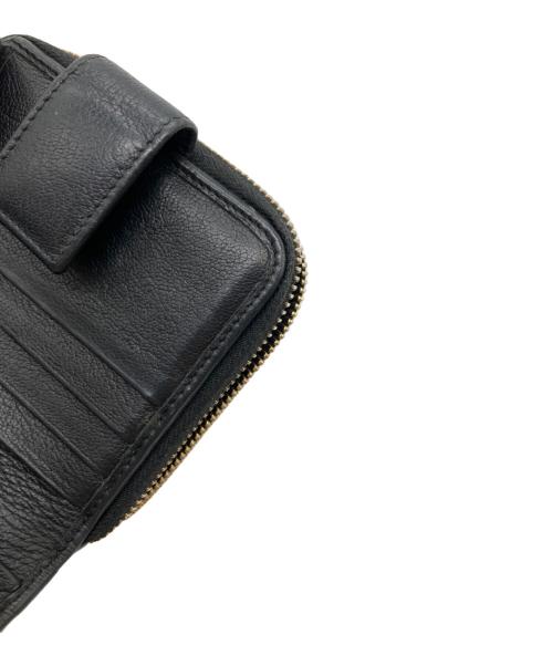 Yves Saint Laurent（イヴサンローラン）Yves Saint Laurent (イヴサンローラン) 2つ折り財布 ブラックの古着・服飾アイテム