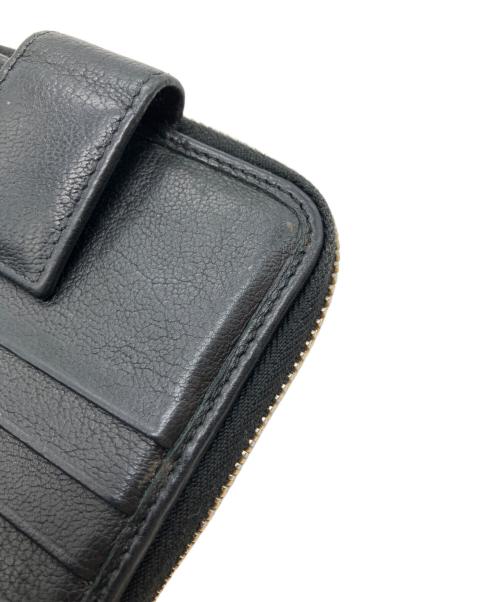 Yves Saint Laurent（イヴサンローラン）Yves Saint Laurent (イヴサンローラン) 2つ折り財布 ブラックの古着・服飾アイテム