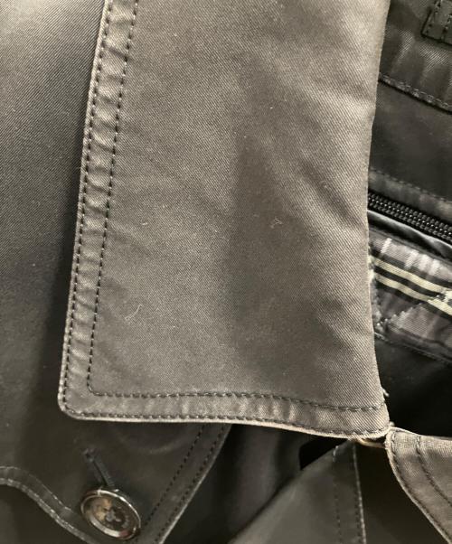 BURBERRY BLACK LABEL（バーバリーブラックレーベル）BURBERRY BLACK LABEL (バーバリーブラックレーベル) ライナー付トレンチコート ブラック サイズ:SIZE Mの古着・服飾アイテム