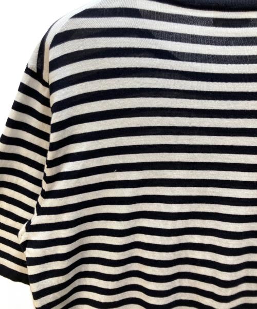 JIL SANDER（ジルサンダー）JIL SANDER (ジルサンダー) 半袖カットソー ブラック×ホワイト サイズ:54の古着・服飾アイテム