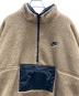 中古・古着 NIKE (ナイキ) ハーフジップボアジャケット ブラウン サイズ:XL：6000円