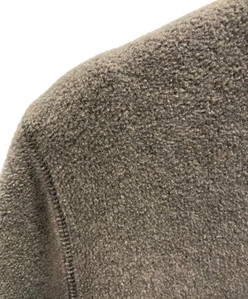 DANTON（ダントン）DANTON (ダントン) ノーカラーフリースカーディガン ブラウン サイズ:SIZE 42の古着・服飾アイテム