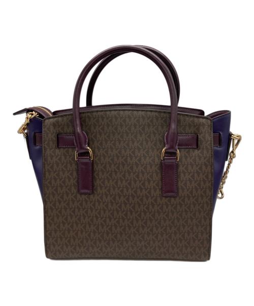 MICHAEL KORS（マイケル・コース）MICHAEL KORS (マイケル・コース) ハミルトン サッチェル ブラウンの古着・服飾アイテム