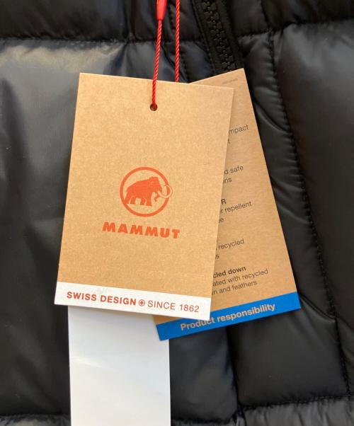 MAMMUT（マムート）MAMMUT (マムート) トレッキング ダウンジャケット  ブラック サイズ:SIZE L 未使用品の古着・服飾アイテム