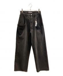 KBF（ケービーエフ）の古着「BIGポケットデザインデニム」｜グレー