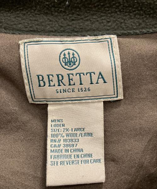 BERETTA（ベレッタ）BERETTA (ベレッタ) 厚手ニット グリーン サイズ:2XLの古着・服飾アイテム