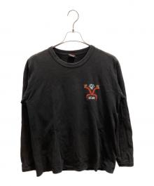 stussy（ステューシー）の古着「長袖カットソー」｜ブラック