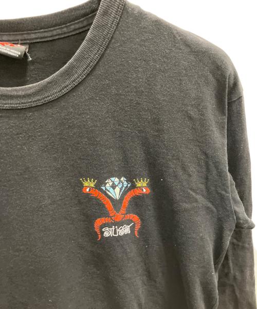 stussy（ステューシー）stussy (ステューシー) 長袖カットソー ブラック サイズ:Мの古着・服飾アイテム