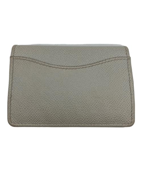 Salvatore Ferragamo（サルヴァトーレ フェラガモ）Salvatore Ferragamo (サルヴァトーレ フェラガモ) カードケース　ガンチーニ ライトグレーの古着・服飾アイテム