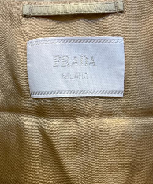 PRADA（プラダ）PRADA (プラダ) American comic sports coat ベージュ サイズ:46の古着・服飾アイテム
