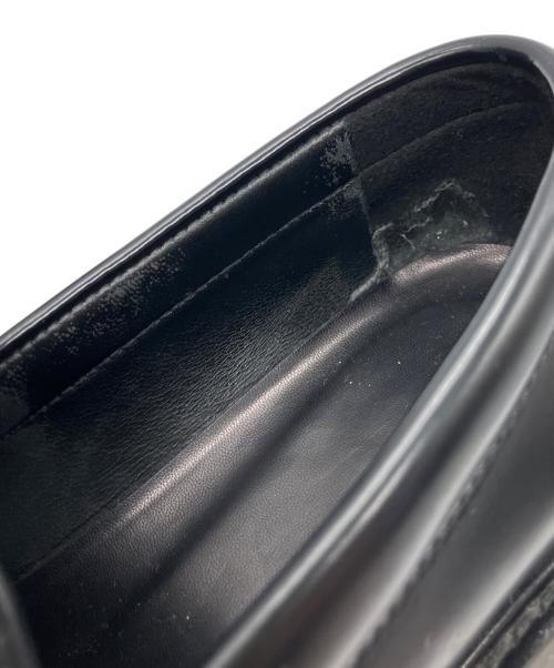 CELINE（セリーヌ）CELINE (セリーヌ) チェーン付きマーガレットローファー ブラック サイズ:23.5の古着・服飾アイテム