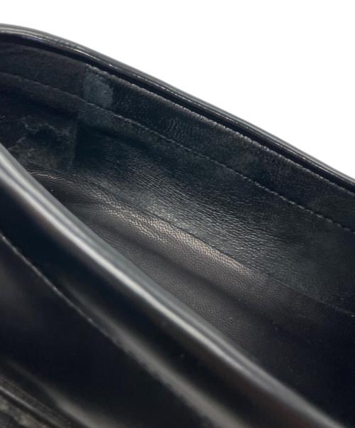 CELINE（セリーヌ）CELINE (セリーヌ) チェーン付きマーガレットローファー ブラック サイズ:23.5の古着・服飾アイテム