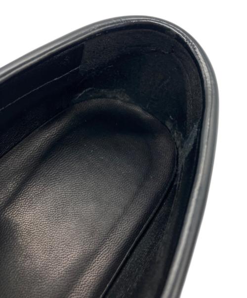 CELINE（セリーヌ）CELINE (セリーヌ) チェーン付きマーガレットローファー ブラック サイズ:23.5の古着・服飾アイテム