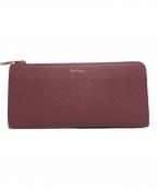 PAUL SMITHポールスミス）の古着「L字ファスナー コラル長財布」