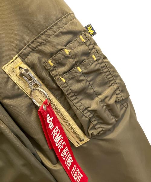 ALPHA INDUSTRIES INC（アルファインダストーリーズ）ALPHA INDUSTRIES INC (アルファインダストーリーズ) ナイロンジャケット オリーブ サイズ:SIZE 5Lの古着・服飾アイテム