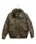 ALPHA INDUSTRIES INC（アルファインダストーリーズ）の古着「ナイロンジャケット」｜オリーブ