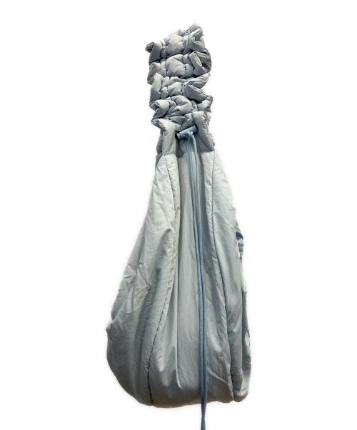 a2o（エーツーオー）a2o (エーツーオー) ワイドギャザーショルダーバッグ ブルーの古着・服飾アイテム