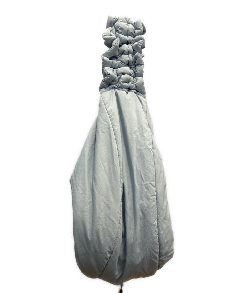 a2o（エーツーオー）a2o (エーツーオー) ワイドギャザーショルダーバッグ ブルーの古着・服飾アイテム