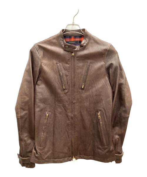 R.NEWBOLD（アールニューボールド）R.NEWBOLD (アールニューボールド) レザージャケット ブラウン サイズ:SIZE Mの古着・服飾アイテム