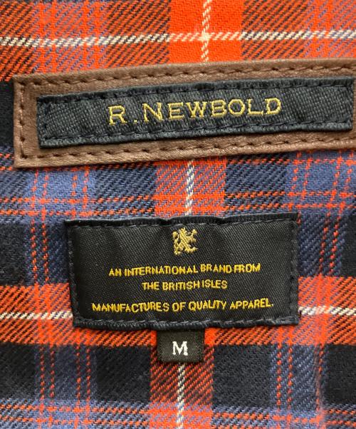 R.NEWBOLD（アールニューボールド）R.NEWBOLD (アールニューボールド) レザージャケット ブラウン サイズ:SIZE Mの古着・服飾アイテム