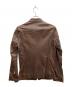 R.NEWBOLD (アールニューボールド) レザージャケット ブラウン サイズ:SIZE M：7000円