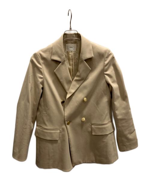 IENA（イエナ）IENA (イエナ) ダブルブレステッドテーラードジャケット ベージュ サイズ:38の古着・服飾アイテム