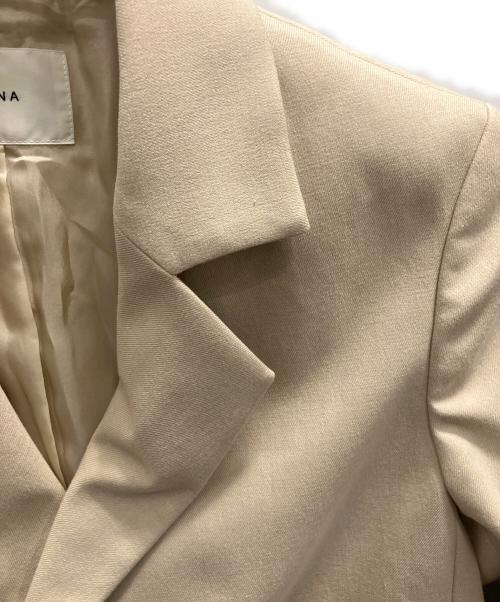 IENA（イエナ）IENA (イエナ) ダブルブレステッドテーラードジャケット ベージュ サイズ:38の古着・服飾アイテム