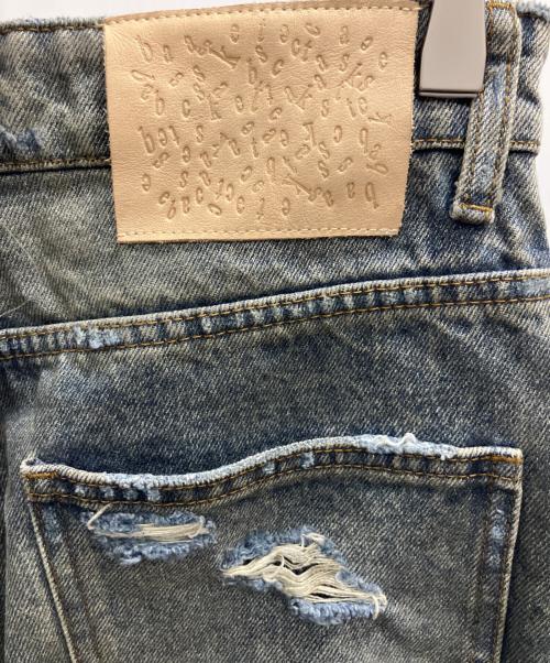 BASKETCASE GALLERY（バスケットケース ギャラリー）BASKETCASE GALLERY (バスケットケース ギャラリー) ダメージ加工デニムパンツ インディゴ サイズ:76の古着・服飾アイテム