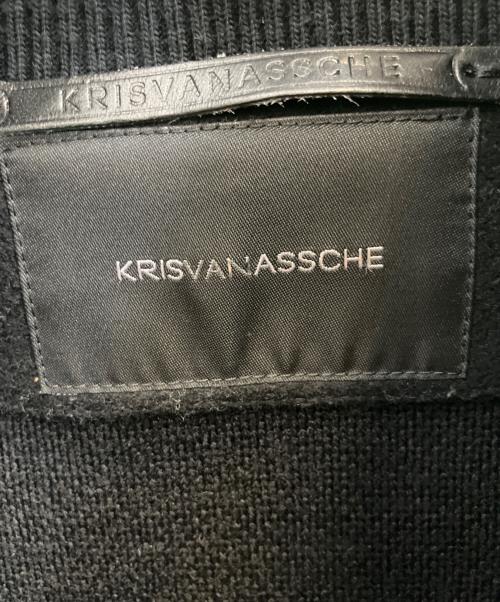 KRISVANASSCHE（クリスバンアッシュ）KRISVANASSCHE (クリスバンアッシュ) ジャケット ブラック サイズ:46の古着・服飾アイテム