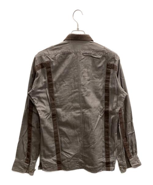 DRIES VAN NOTEN（ドリスヴァンノッテン）DRIES VAN NOTEN (ドリスヴァンノッテン) 長袖シャツ グレー サイズ:48の古着・服飾アイテム