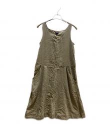 Patagonia（パタゴニア）の古着「ノースリーブワンピース」｜カーキ