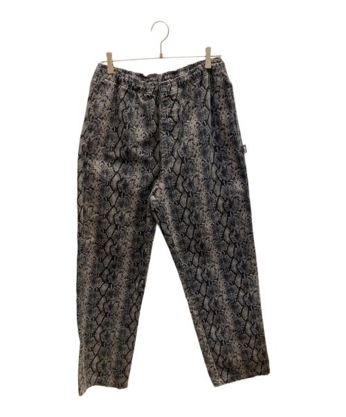 stussy（ステューシー）stussy (ステューシー) BRUSHED BEACH PANT グレー サイズ:Ｌの古着・服飾アイテム