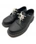 Dr.Martens（ドクターマーチン）の古着「ホワイトステッチ 3 ホール シューズ」｜ブラック