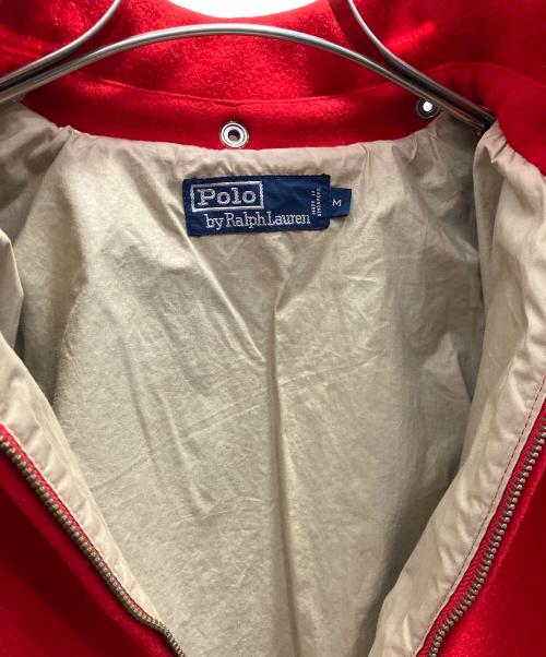 POLO RALPH LAUREN（ポロ・ラルフローレン）POLO RALPH LAUREN (ポロ・ラルフローレン) メルトンスイングトップ レッド サイズ:Мの古着・服飾アイテム