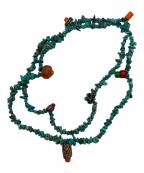 HENRY CUIRアンリークイール）の古着「ターコイズビーズネックレス」｜ブルー