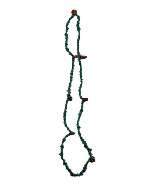 HENRY CUIR（アンリークイール）HENRY CUIR (アンリークイール) ターコイズビーズネックレス ブルーの古着・服飾アイテム