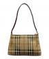 BURBERRY (バーバリー) ノバチェックハンドポーチ ベージュ：20000円