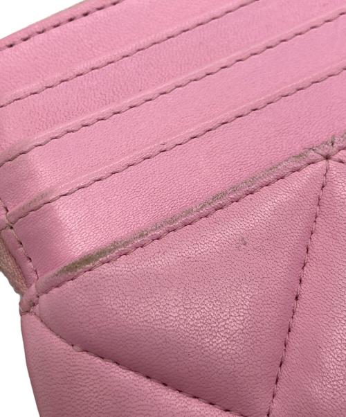 CHANEL（シャネル）CHANEL (シャネル) コンパクトウォレット ピンクの古着・服飾アイテム