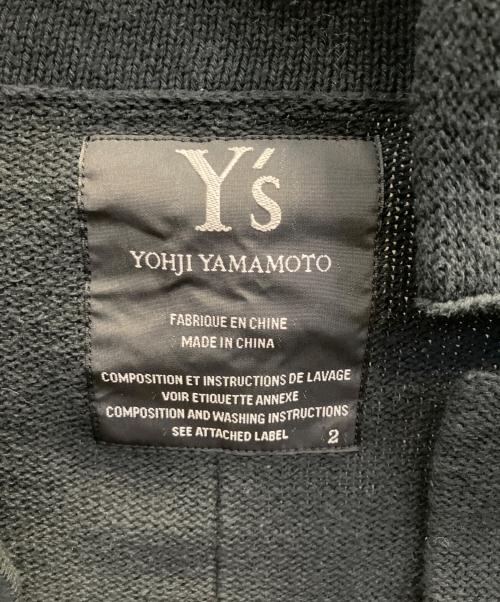 YOHJI YAMAMOTO（ヨウジヤマモト）YOHJI YAMAMOTO (ヨウジヤマモト) ニットジャケット ブラック サイズ:2の古着・服飾アイテム