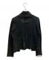 YOHJI YAMAMOTO (ヨウジヤマモト) ニットジャケット ブラック サイズ:2：10000円