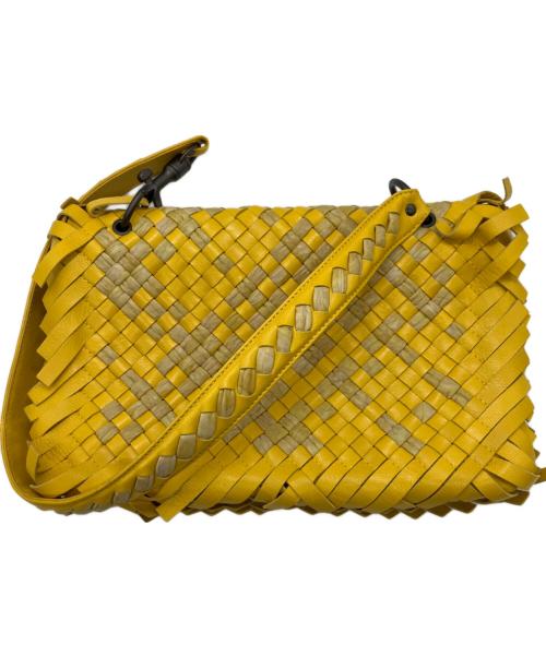 BOTTEGA VENETA（ボッテガベネタ）BOTTEGA VENETA (ボッテガベネタ) ボッテガ ショルダーバッグ 239897 イントレチャート イエローの古着・服飾アイテム
