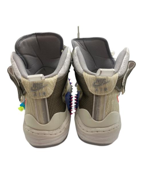 NIKE（ナイキ）NIKE (ナイキ) OFFWHITE (オフホワイト) ナイキ エアフォース1 ミッド ベージュ サイズ:SIZE 27cmの古着・服飾アイテム