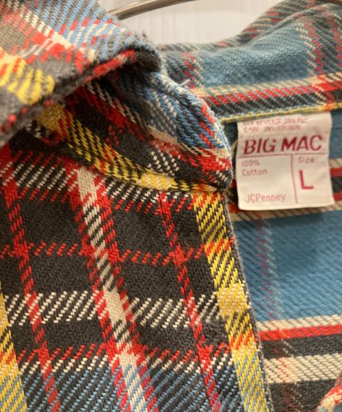 big mac（ビッグマック）big mac (ビッグマック) ネルチェックシャツ マルチカラー サイズ:Ｌの古着・服飾アイテム