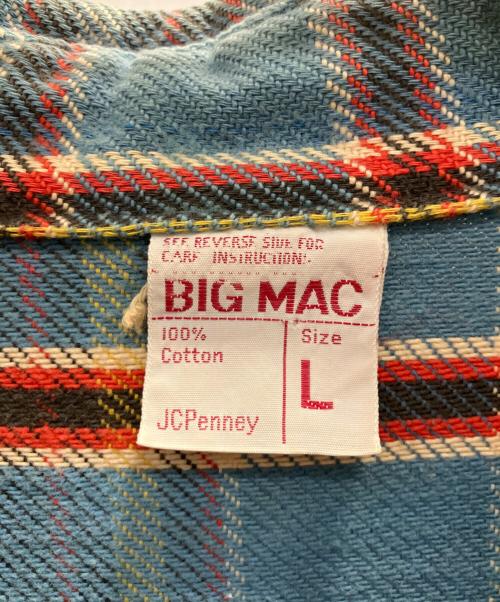 big mac（ビッグマック）big mac (ビッグマック) ネルチェックシャツ マルチカラー サイズ:Ｌの古着・服飾アイテム