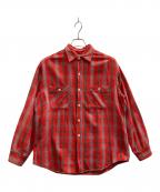 big macビッグマック）の古着「長袖シャツ」｜レッド