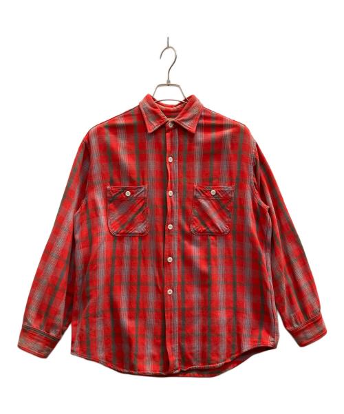 big mac（ビッグマック）BIG MAC (ビッグマック) 長袖シャツ レッド サイズ:不明の古着・服飾アイテム